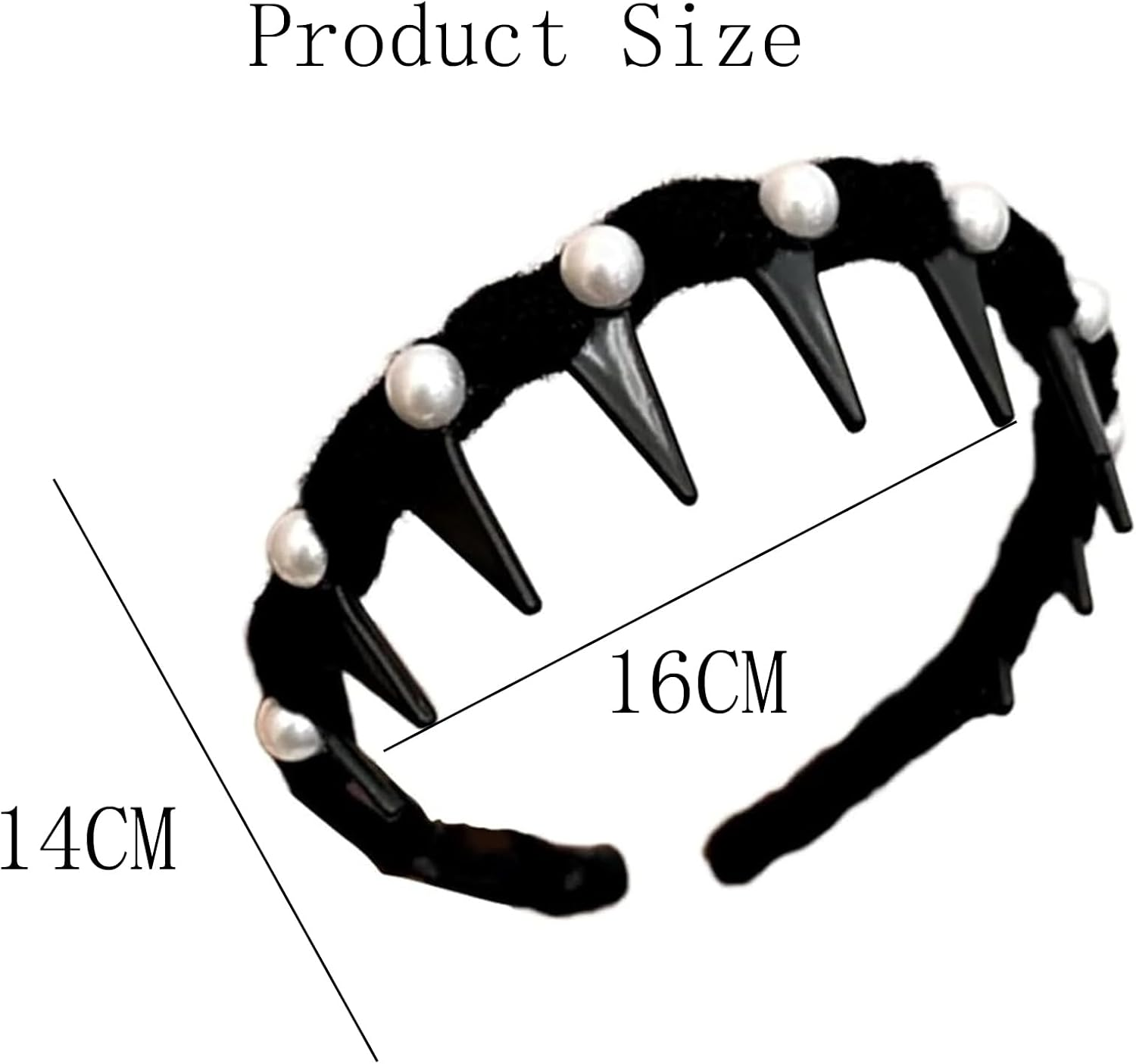 Pack of 3 Vintage High Cranium Artificial Pearl Hairband, Women'S Headbands, Pearl Headband, Elegant Hair Band for Weddings, Parties and Daily Use, Comfortable and Stylish Design image number 6