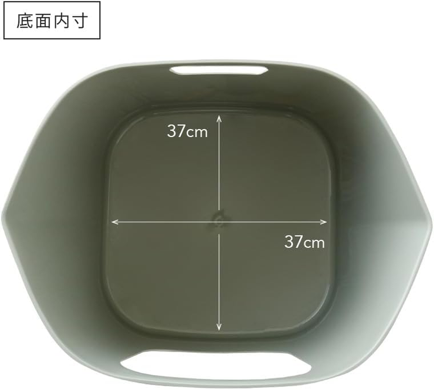 [OFT] Flexible Litter Box, Olive Green, Cat Toilet, Large, 98% Recycled Plastic, Large, Splash-Proof, Includes Handle, Washable - Soft Rilla image number 3