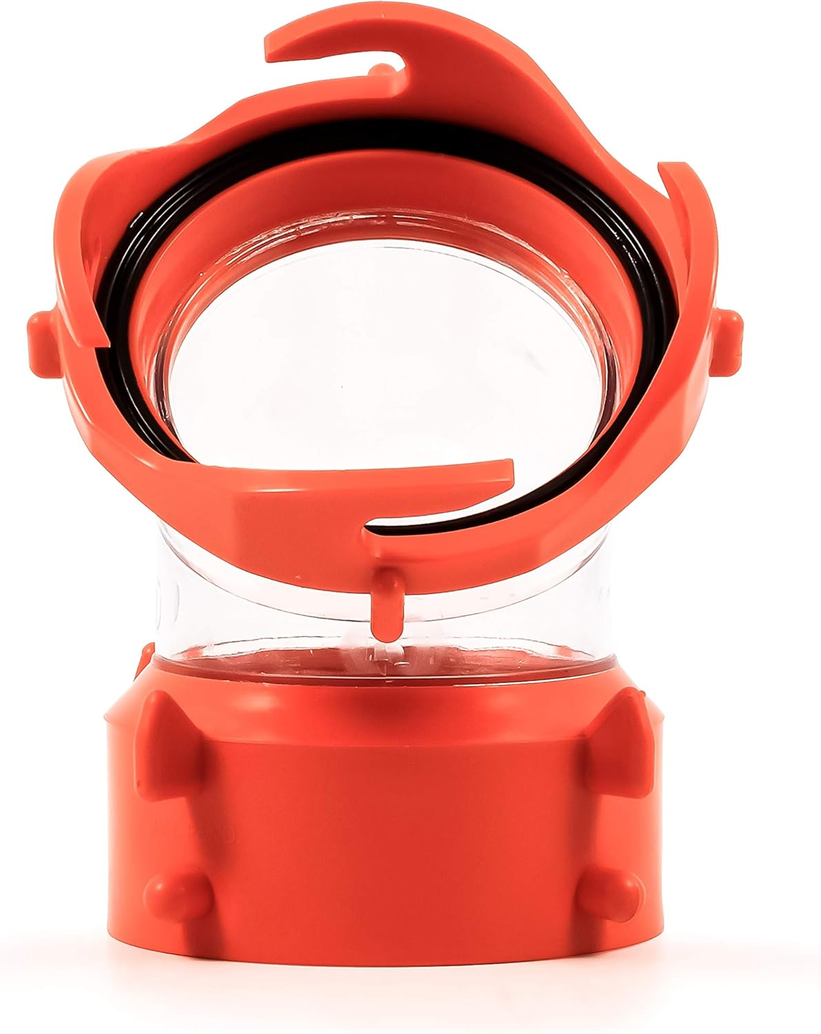 Camco Rhinoflex Clear 45 Degree RV Sewer Hose Swivel Fitting- Allows You to See When Tank Is Empty, Odor Protection; Durable and Secure Connection (39847)
