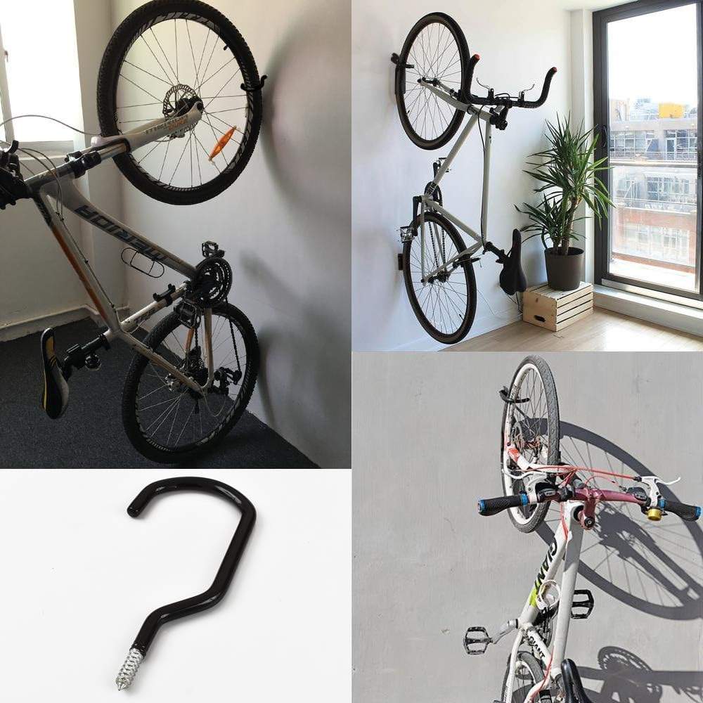 Cozihom 8 Inches Extra Large Mountain Bike Storage Hook Set, Heavy Duty Garage Hook Set Pack of 2 image number 4