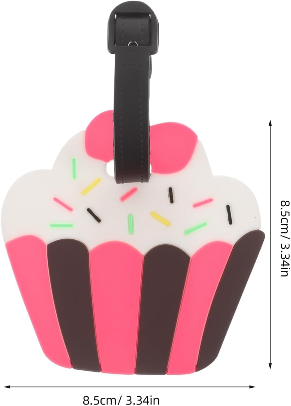 COLLBATH Multi-Purpose Luggage Tag Holder Soft PVC Travel Tag for Suitcases Handbags image number 3