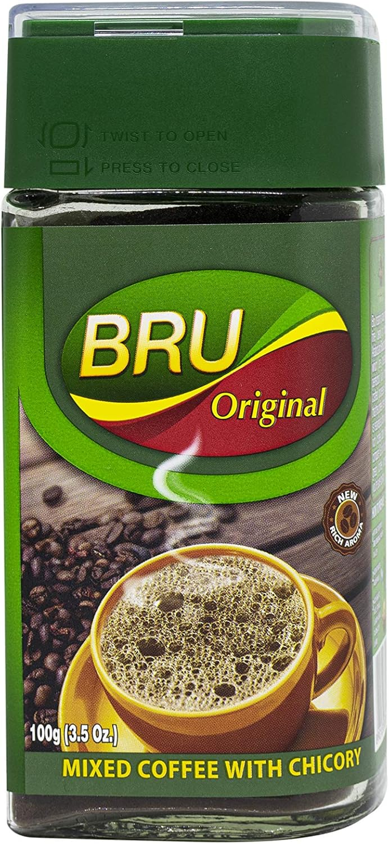 Bru Original Instant Coffee in Glass Jar