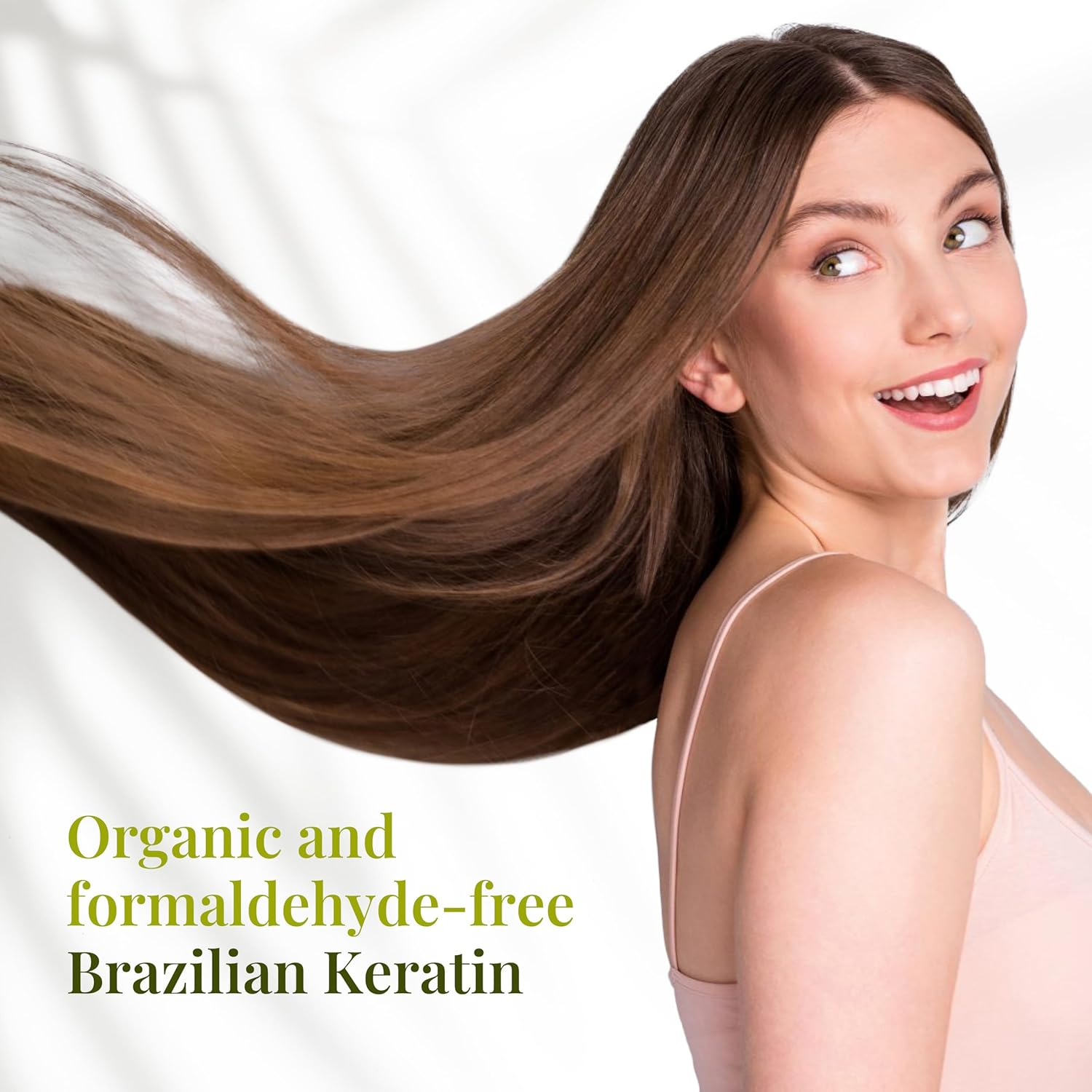 Expert Hair Bio Protein Organic Brazilian Keratin Treatment - Formaldehyde-Free Hair Straightening, Keratina Brasile&ntilde;a, 2X100Ml/6.76Oz image number 3