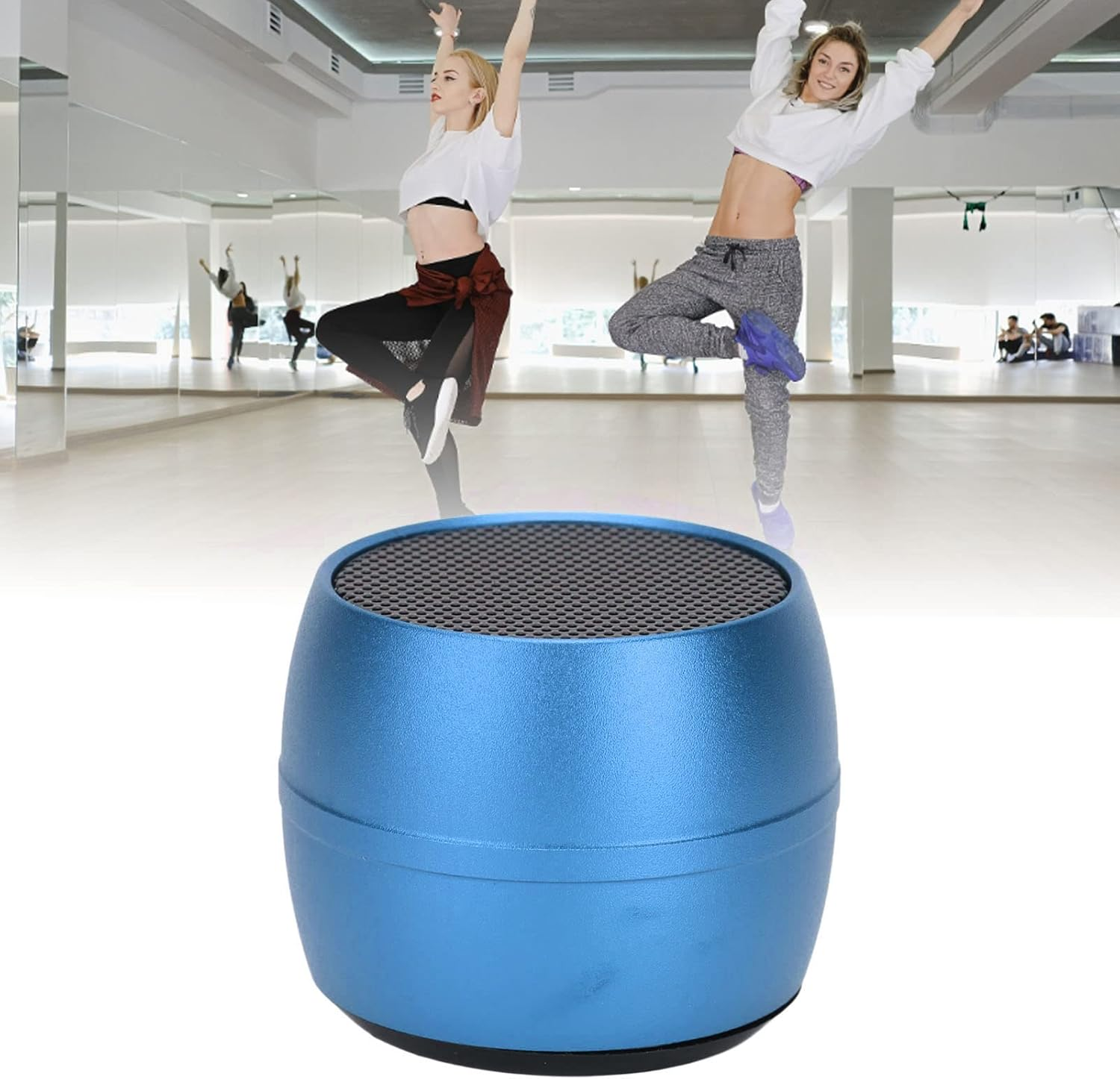 MENDUNER Small Bluetooth Speaker, Wireless Speakers, Small Size Large Volume, IP67 Waterproof, Perfectmini Speaker for Shower, Room, Bike, Car, Men, Women (Blue)