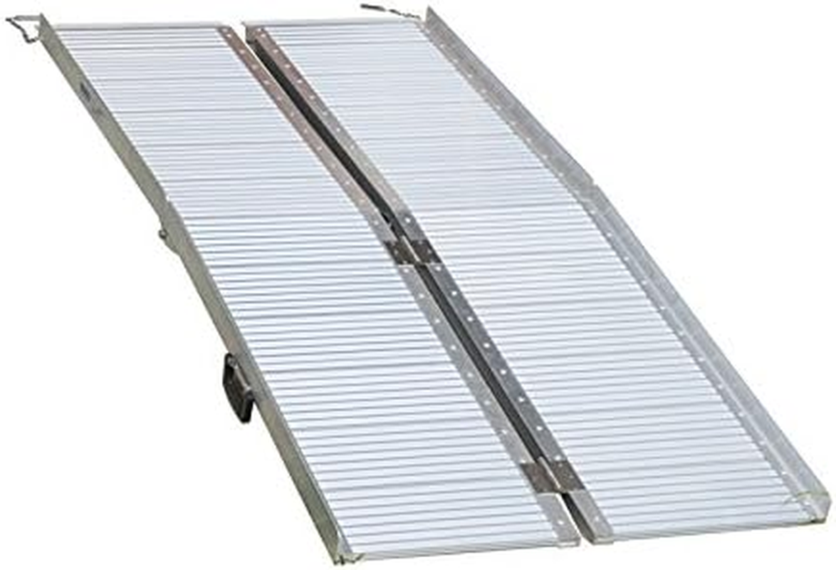 Multi Size Aluminium Ramp Folding Loading Access Portable for Wheelchair Scooter Van Disable (Large Foldable) image number 6