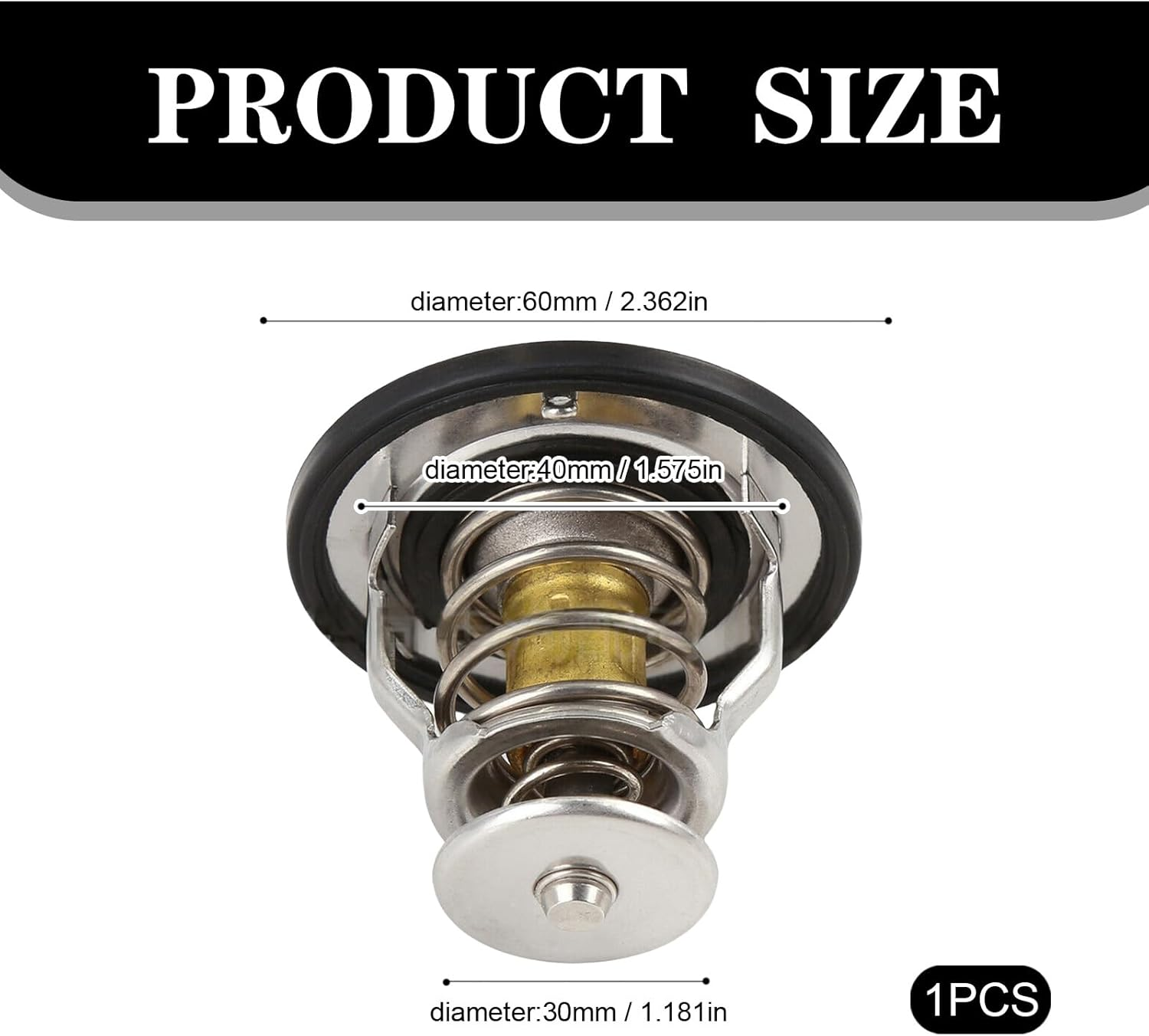 Thermostat for Toyota Lexus Camry, Car Engine Coolant Thermostat Replaces OEM# 90916-A3003 & 90916-03129, Car Accessories