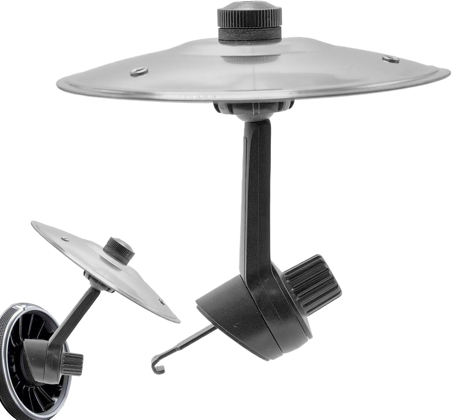 Car Drum Set Air Vent, Mini Dashboard Percussion Instrument, Crash Drums Kit to Driving Fun or Recording Studio for Musicians and Car Enthusiasts, Indoor and Outdoor Use, Gold & Silver