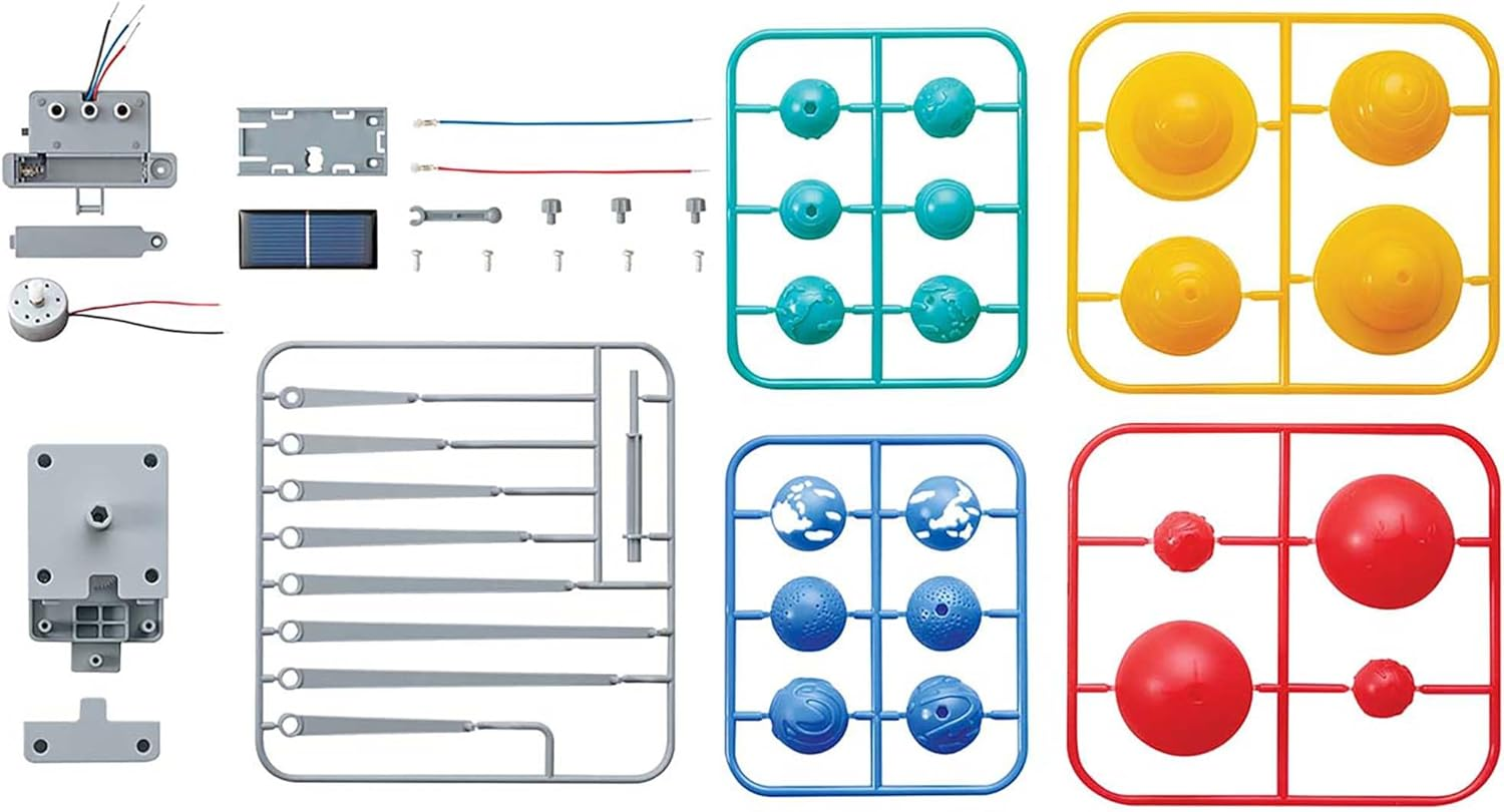 4M Green Science Solar System Toy, Build a Solar System Model, Rotating Planetarium, Solar Hybrid Power, Learn Key Physics Principles image number 5