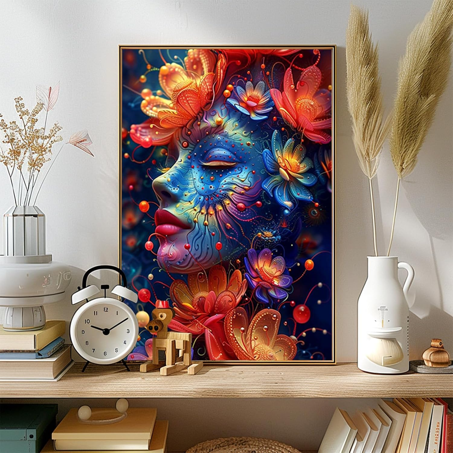 GHHKUD 5D Diamond Painting Kits for Adults, Garden Goddess Diamond Art Kits for Beginners, DIY Full Drill Diamond Art Stitch, Diamond Art Canvas Painting Pictures for Home Wall Decor, 30 * 40CM image number 5