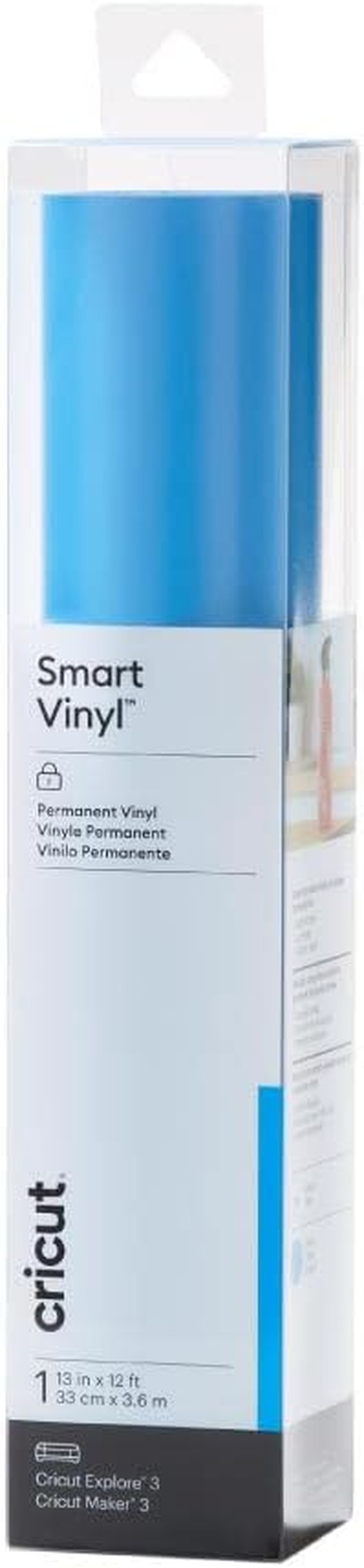 Cricut Smart Permanent Matte Metallic Vinyl (13In X 12Ft, Champagne) for Outdoor Crafts, for Cricut Explore 3 & Maker 3, Create DIY Projects, Decals, Stickers & More, All-Weather & Fade-Proof