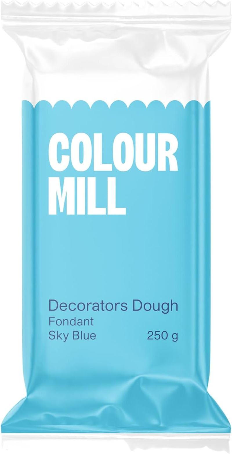 Colour Mill Decorators Dough Premium Ready to Roll Fondant Sky Blue 250G image number 3