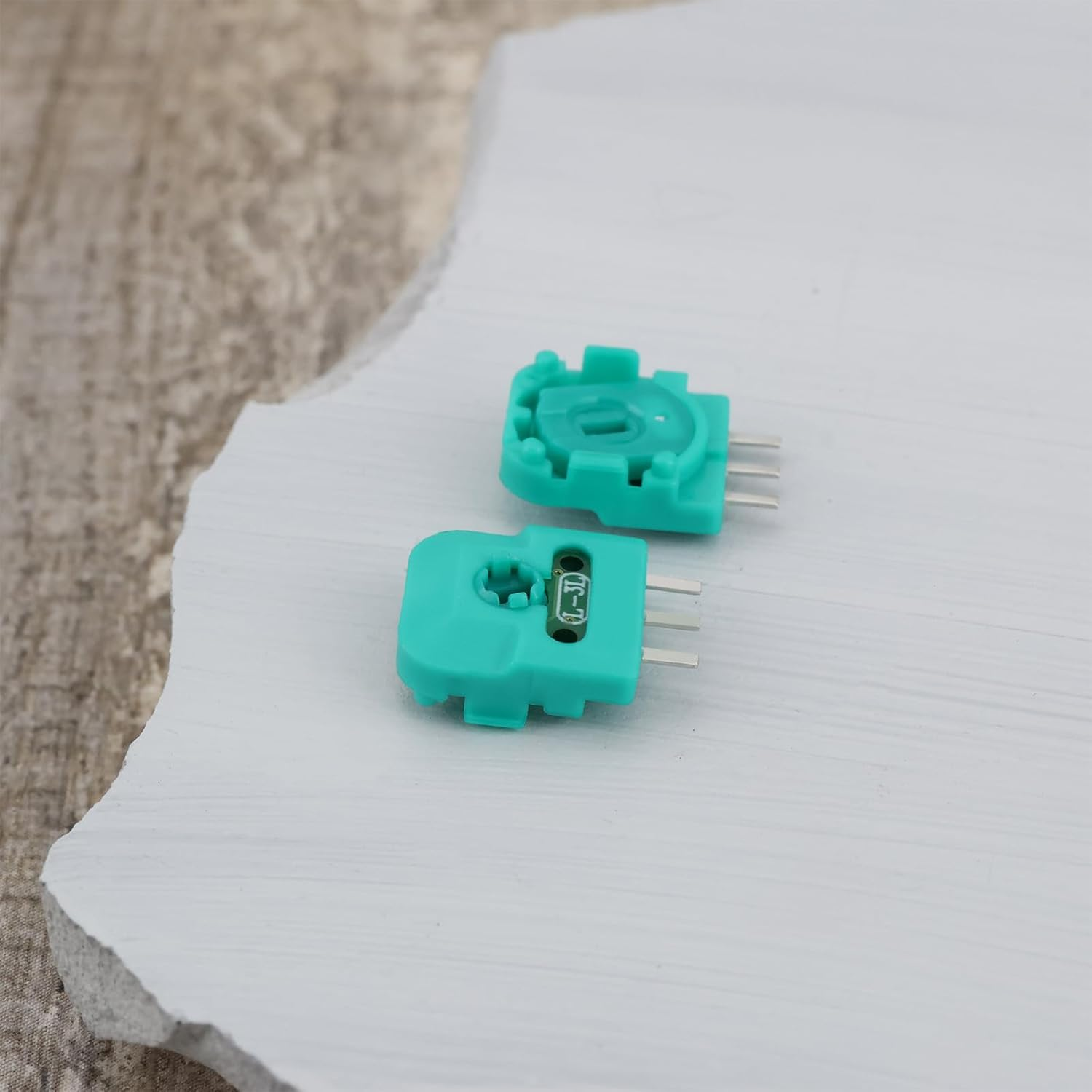 SING F LTD 4PCS 3D Hall Effect Potentiometer Compatible with PS5 Joystick 9.6X13.3Mm 3D Analog Sensor Joystick Module Potentiometer