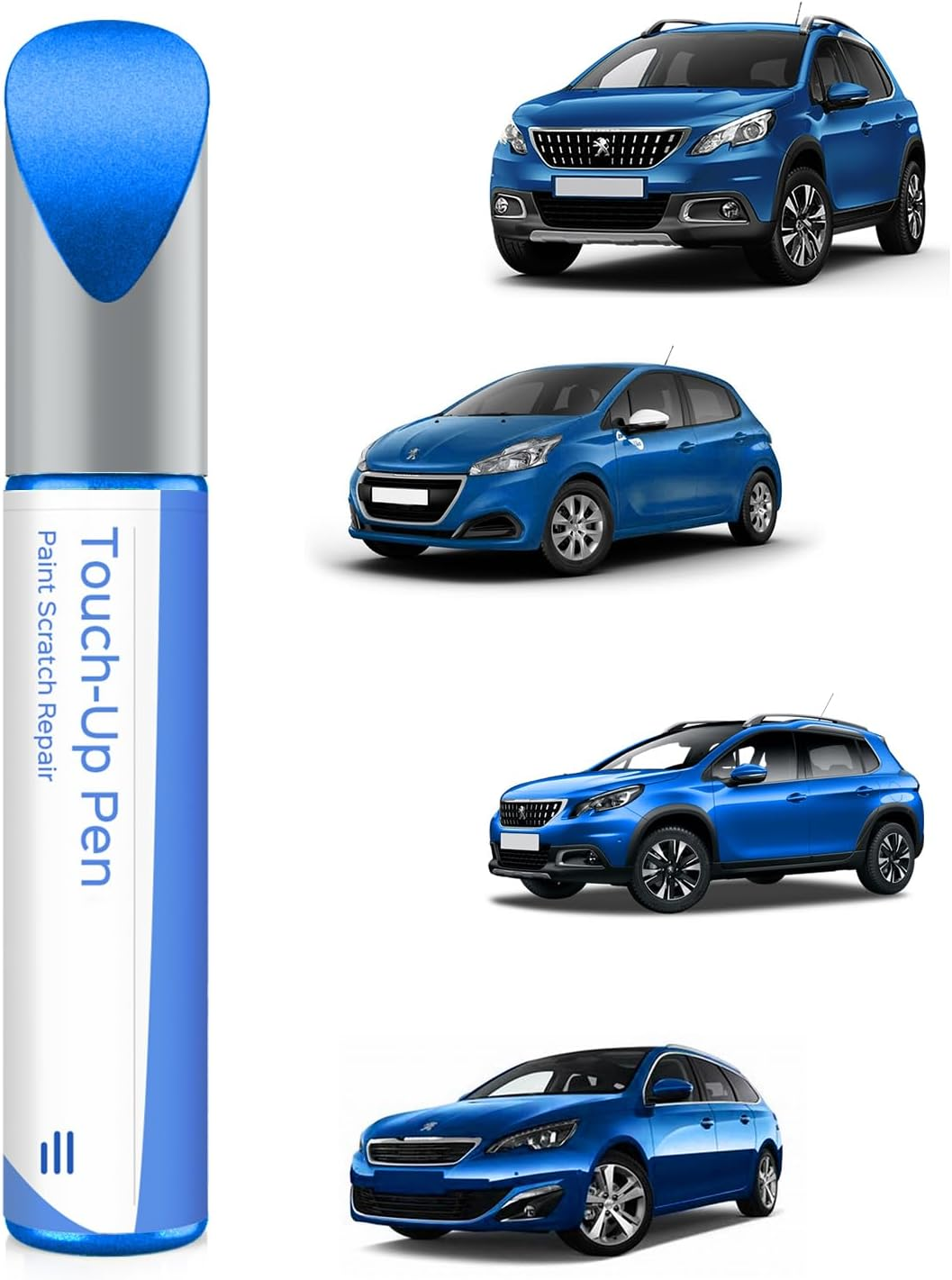 KCA Gris Artense Metallic/Cumulus Grey Metallic Touch up Paint Peugeot Exact Match - Touch up Scratches and Chips