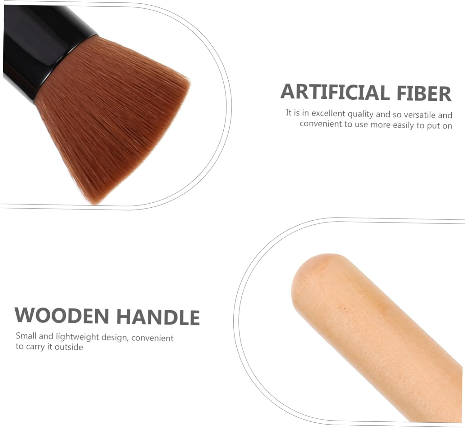 Generic 2Pcs Concealer Palette with Multi-Function Shading Powder and Makeup Brushes for Women Soft Matte Blendable Cream for Skin Scar Concealing Contour Highlight Kit for Natural Finish image number 6