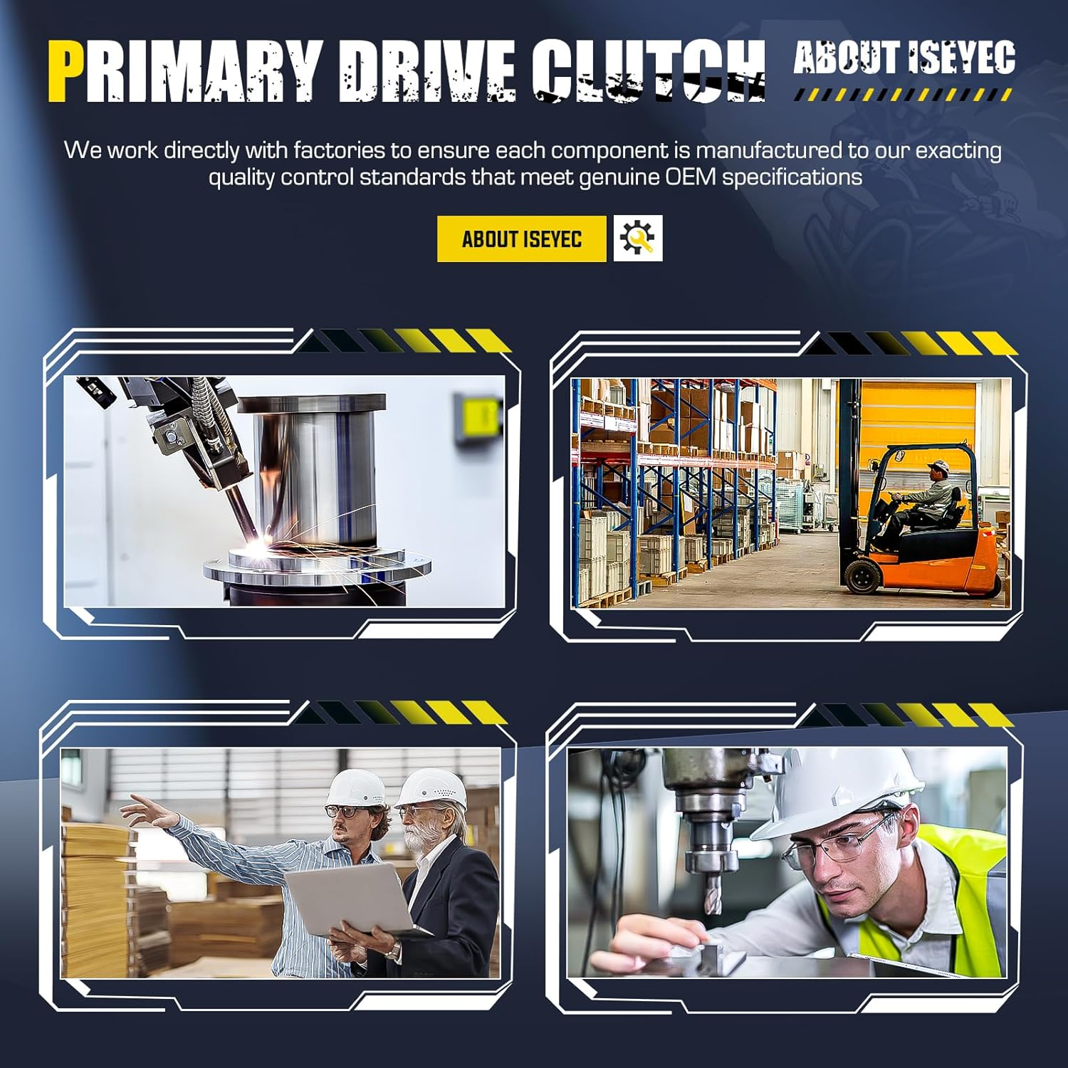 Primary Drive Clutch with Weights and Springs for Polaris Ranger 570 2014-2019, RZR 570 2012-2019 NON-EBS, Replace for 1323255 image number 5