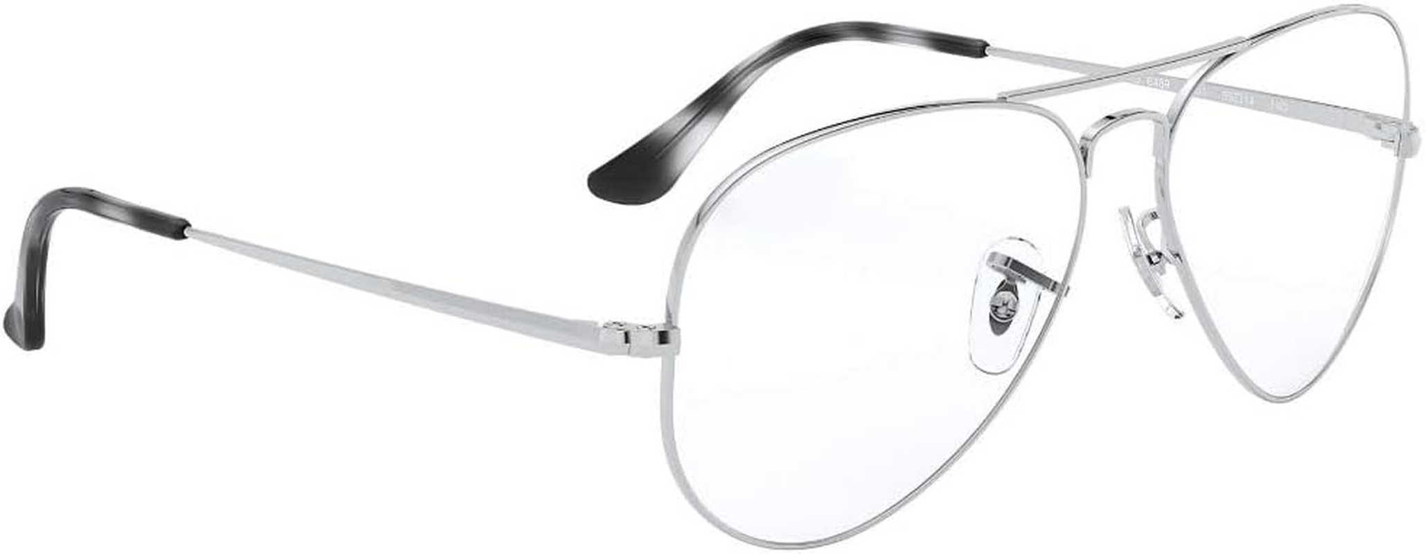 HEYDEFOAU 16Mm Clip-On Replacement Nose Pads for Ray-Ban Aviator RB3025 3026 Sunglasses Repair Kits Clear,Bonus Sunglasses Bag (Clear) - Nude image number 5