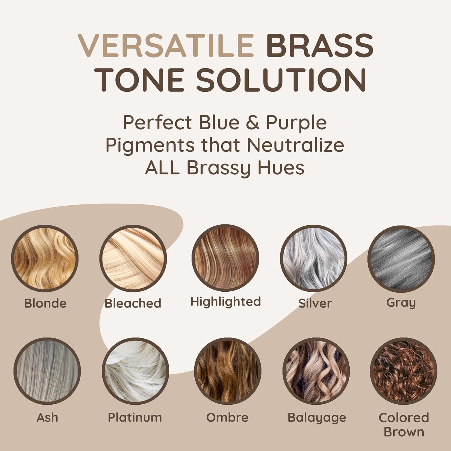 VITAMINS Hair Cosmetics Keratin Purple Hair Mask - Violet Blue Protein Deep Conditioner Treatment - Toner for Blonde Platinum Silver Gray Ash or Brown Colored Dry and Damaged Brassy Hair image number 5