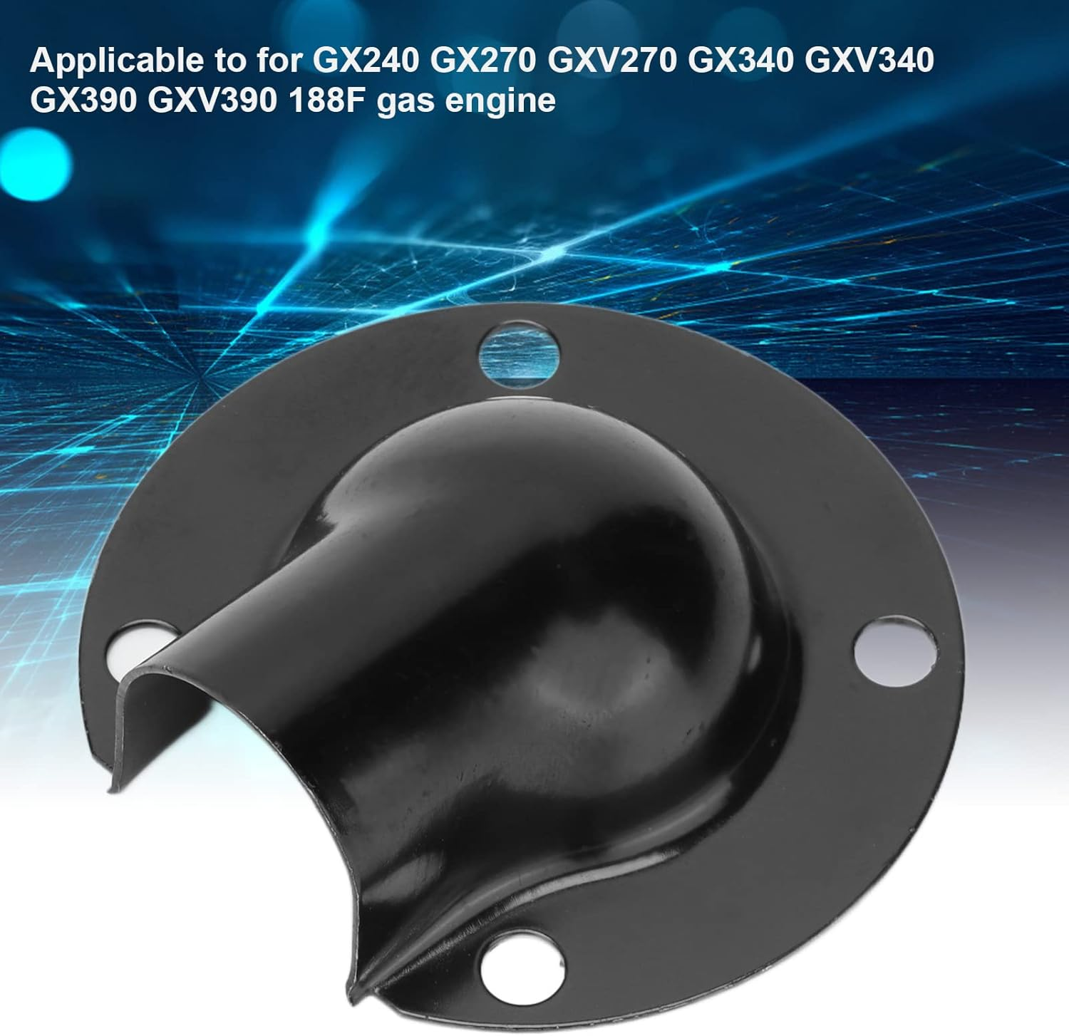 Iron Deflector Gas Engine Muffler, Automotive Replacement Exhaust Mufflers, Muffler Deflector for Gas Engine image number 6