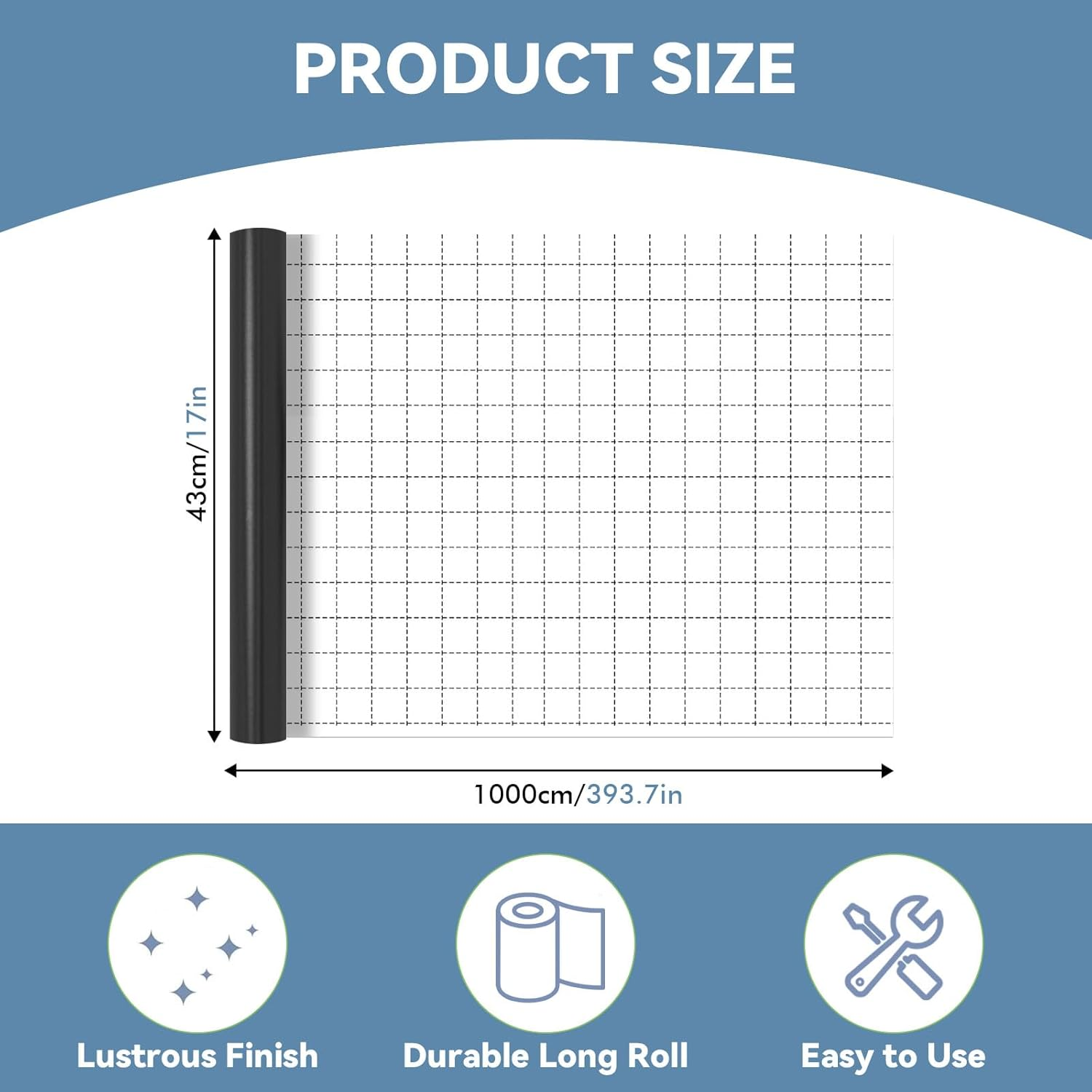 Matte Black Gift Wrapping Paper Roll, Solid Colour for Bouquet Wrapping, Wine Bottle Packaging, Graduation, Father&rsquo;S Day, Gift Boxes, Party Decoration, Men Wrapping Paper, 43Cm X 10M, Matte Black image number 4