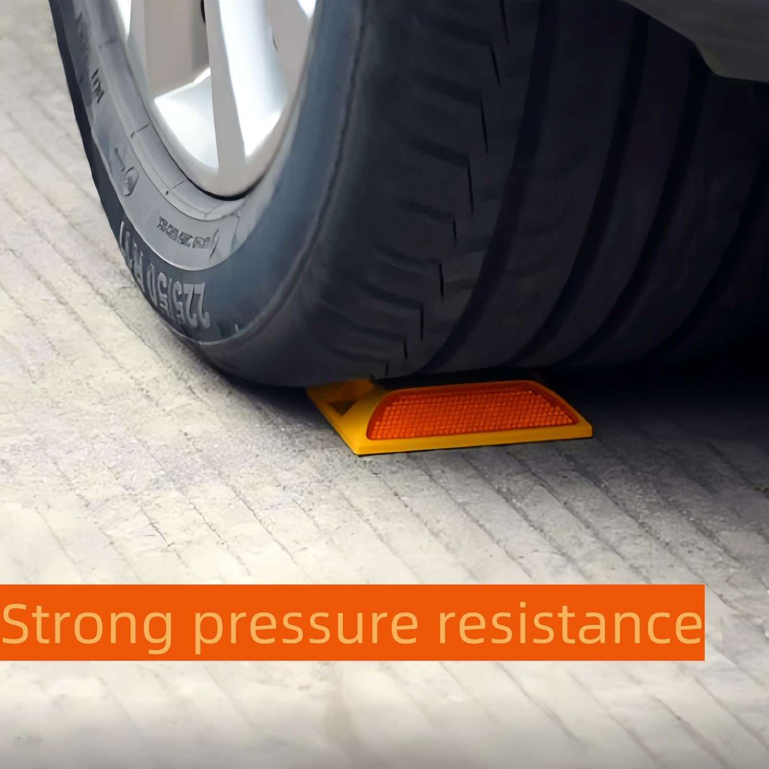 10 Pack Road Reflectors Reflective Lane Markers 4 by 4 Inch Street Pavement & Asphalt Stud Markers for Speed Bumps Sidewalks Pedestrian Crossings Freeways and Driveways image number 1