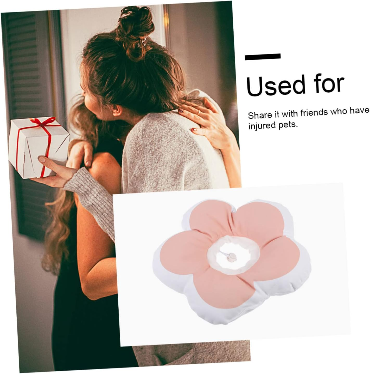 POPETPOP Practical Cat Collar Scratch Neck for Soft Protective Collar for Cats and Dogs image number 3