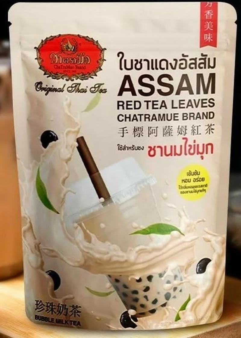 Chatramue Brand since 1945 Original Thai Tea ASSAM RED TEA LEAVES BUBBLE MILK TEA 250G Product of Thailand
