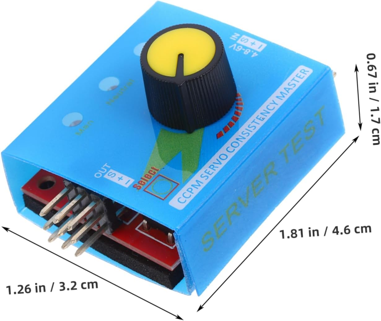 CIYODO Steering Tester Motor Speed Tester Tool for Rc Car Boat Airplane Speed Controller image number 6