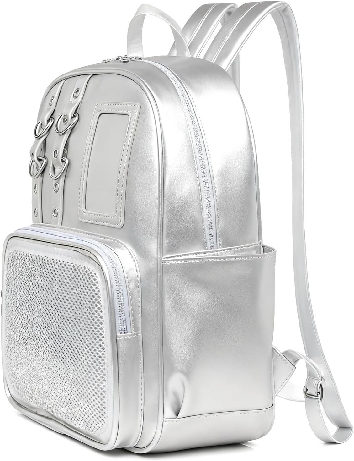 PU Bags,Organizer Purse with Pin Board,Badge Display Bag | for Work Fitness Everyday Sports Travel Luggage Hiking Comic Con Outdoors