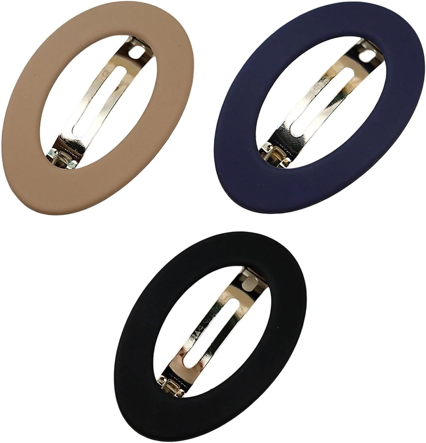Large Hair Clips for Women Simple Matte Hair Clips Vintage Solid Color Fashion Hair Accessories for Thick Thin Hair Pack of 3 image number 3