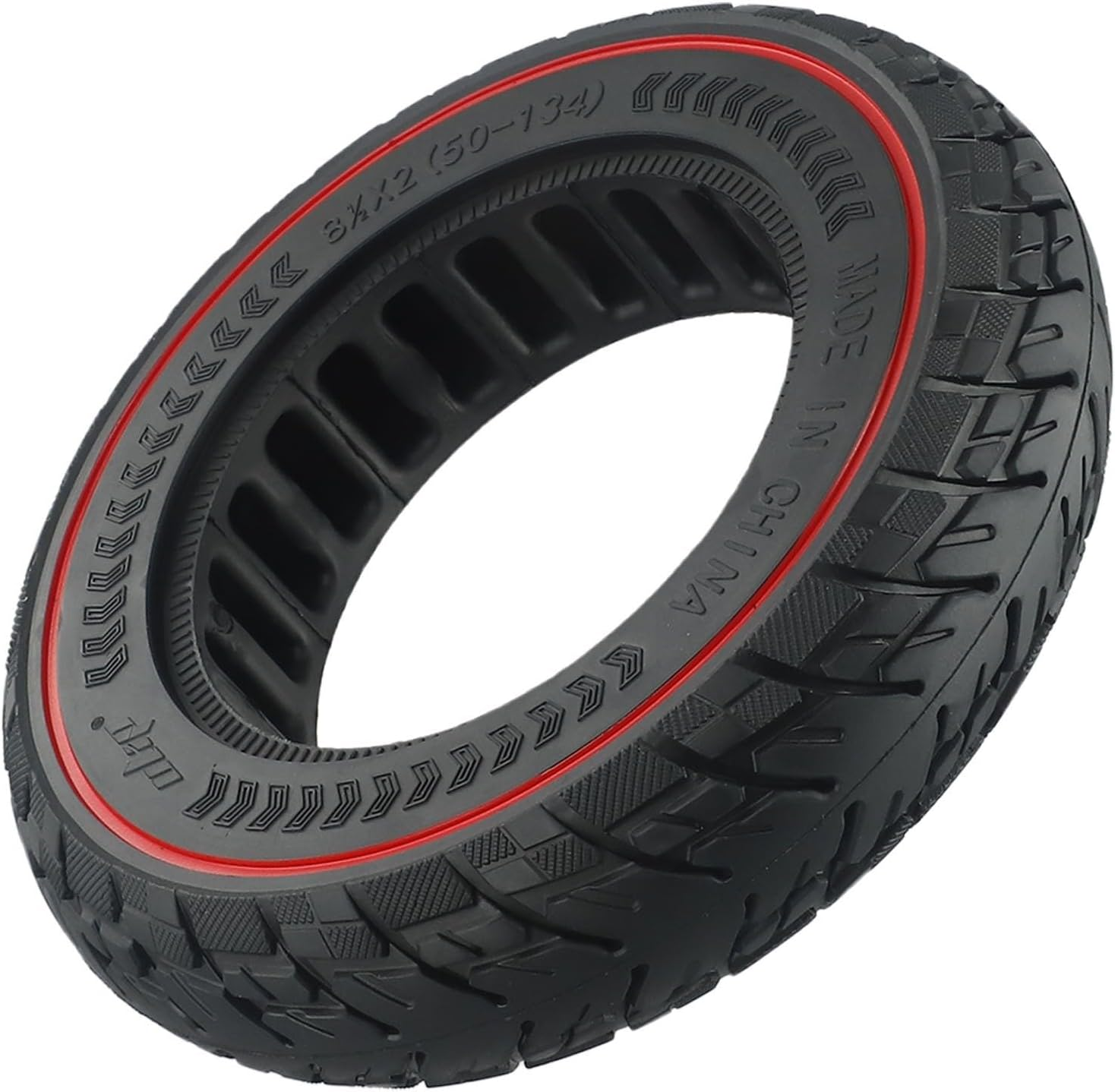 Front and Rear Tyres Replacement Wheels Tyre 8.5 Inch 8 1/2 X 2 (50-134) Solid Tyres for VSET 9 & 9+/ 9 Electric Scooter Rubber Black Puncture Proof Solid Rubber Tyres Electric Scooter image number 4