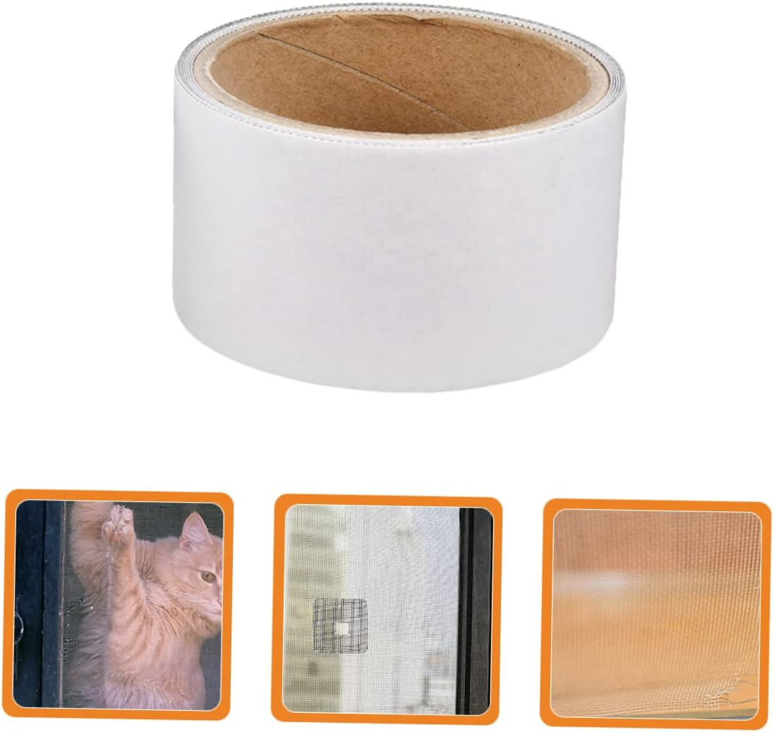COHEALI Window Screen Repair Tape Mesh Repair Tape Net Door Fix Patch Self-Adhesive Gray Screen Door for Household image number 3
