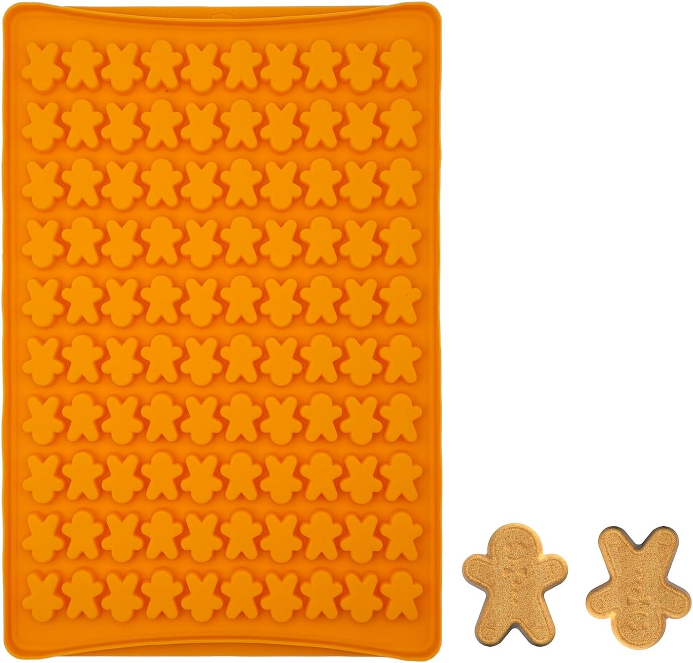 Gingerbread Man Silicone Candy Molds Silicone Chocolate Mold Mini Christmas Molds Gummy Mold for Baking for Festive Treats and Decorations image number 6