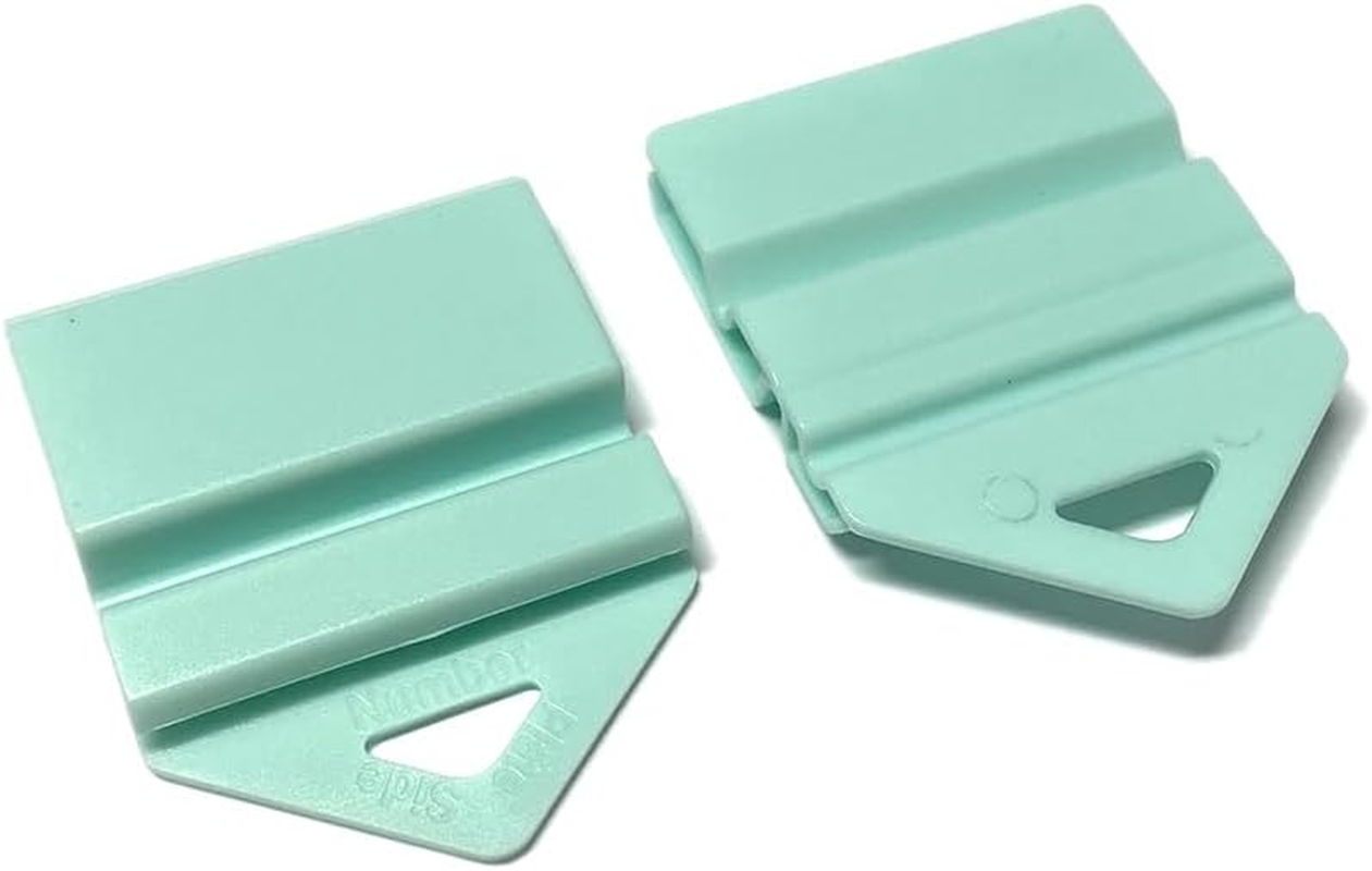 Clip It on Clips Easy to Attached & Removed from Licence Plate 2 Clip Only (White)