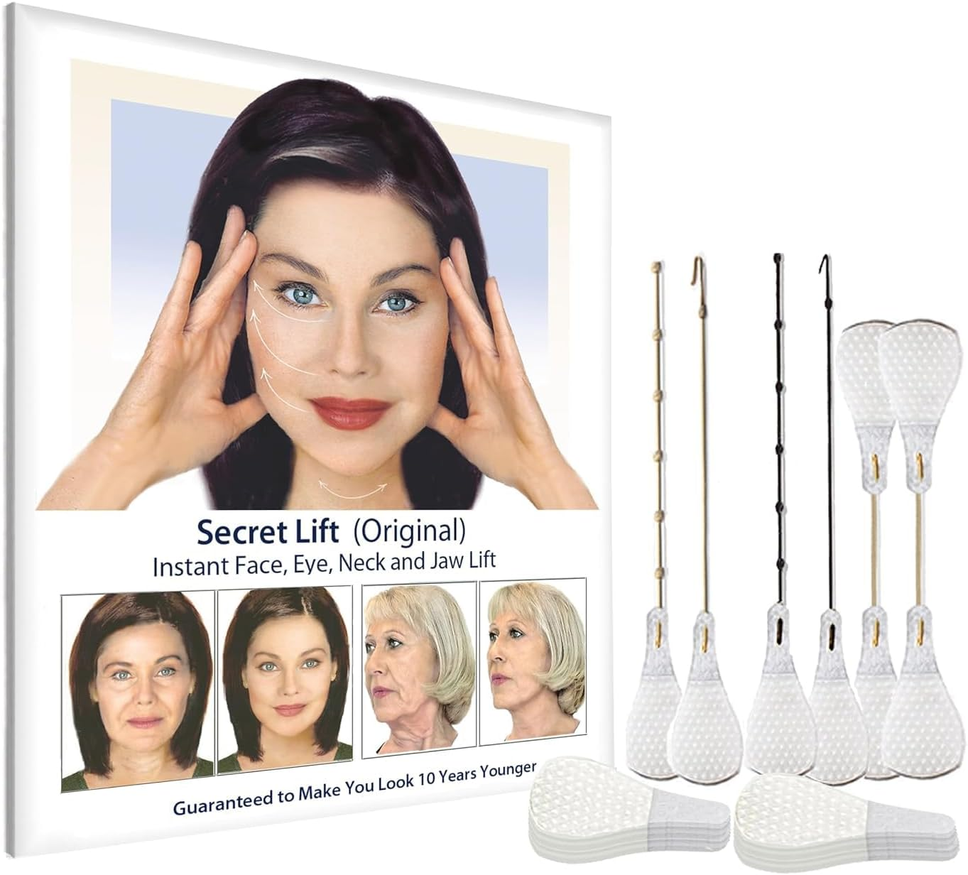 Face Lift Tape Invisible,120Pcs Facelift Tape, Instant Face Tape Strings for Lifting Sagging Skin,Faces Tapes Lifting Invisible for Eyes and Brows,Face and Neck Cosmetic Tapes for Makeup