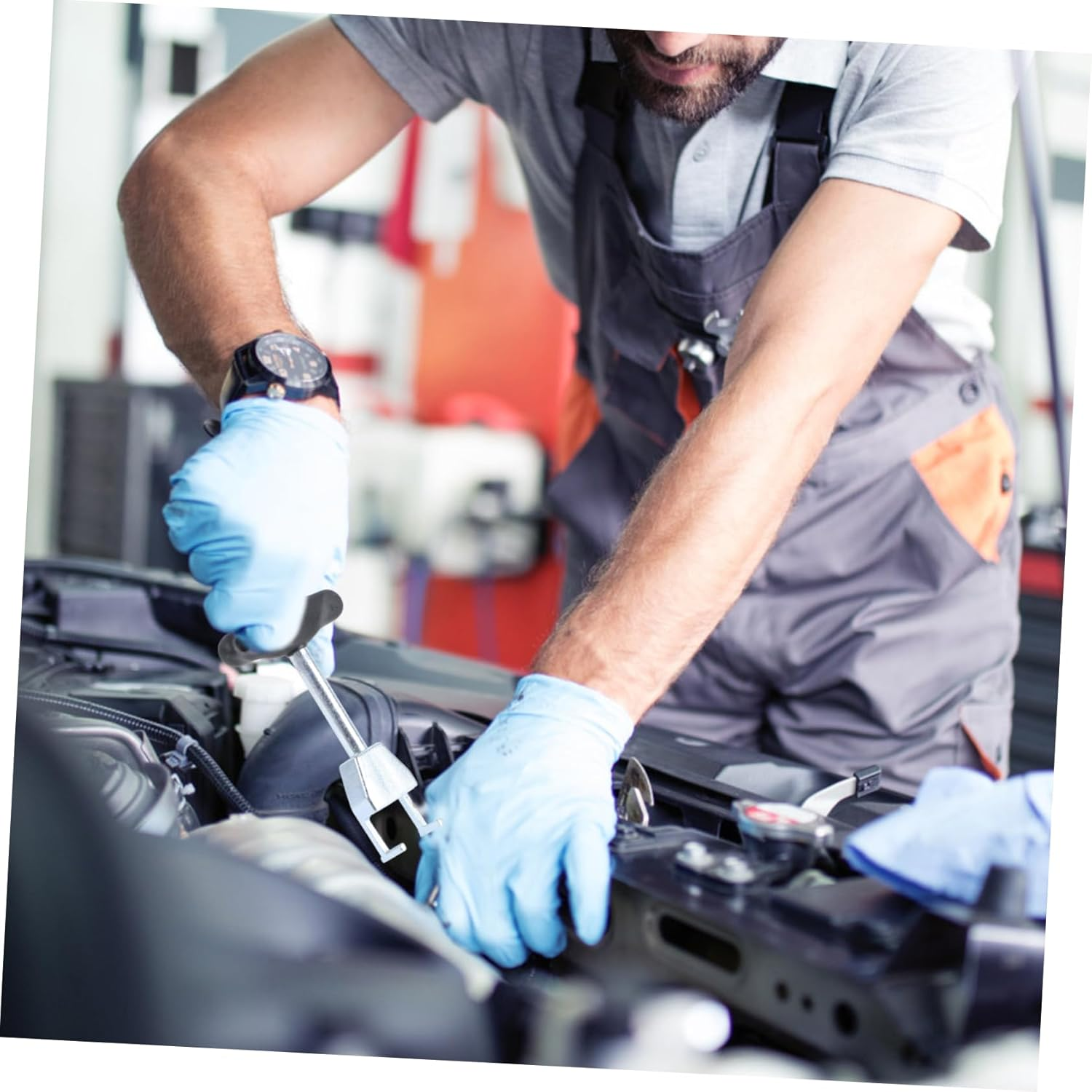 SOLUSTRE Automotive Spark Plug Socket Thin Wall Tool Car Ignition Coil Puller Removal image number 5