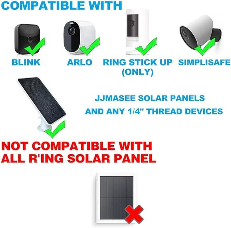 Gutter Mount for Camera/Solar Panel, Rustless Gutter Brackets Aluminum Alloy ABS Weatherproof Power Supply Mount Solar Panel Versions Compatible with Arlo Hd/Light/Utra/Pro 2/ Pro (Black) - Black image number 2