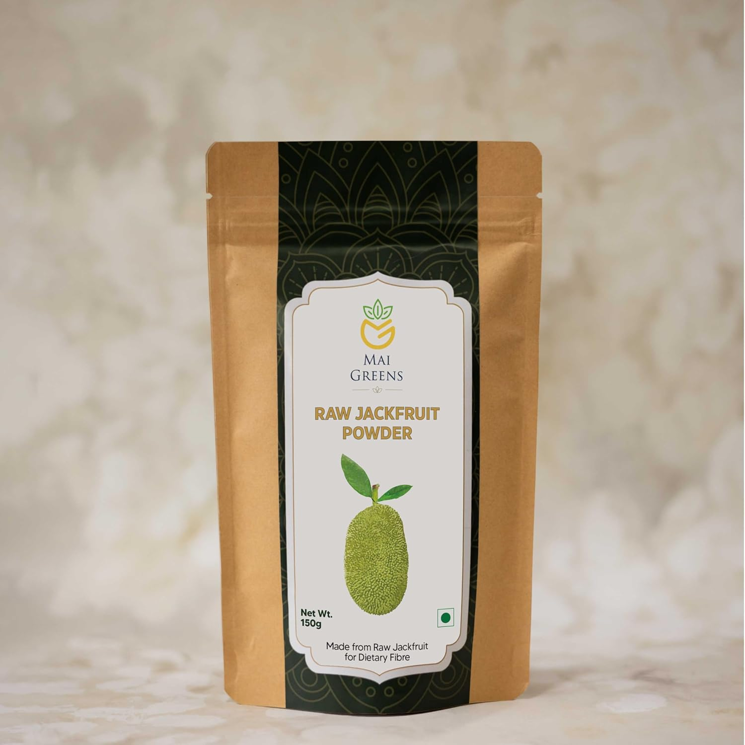 Maigreens Raw Jackfruit Powder 150G &ndash; Low GI, Diabetic-Friendly Flour | Rich in Fibre, Natural & Vegan | Ideal for Cooking, Baking & Smoothies image number 3