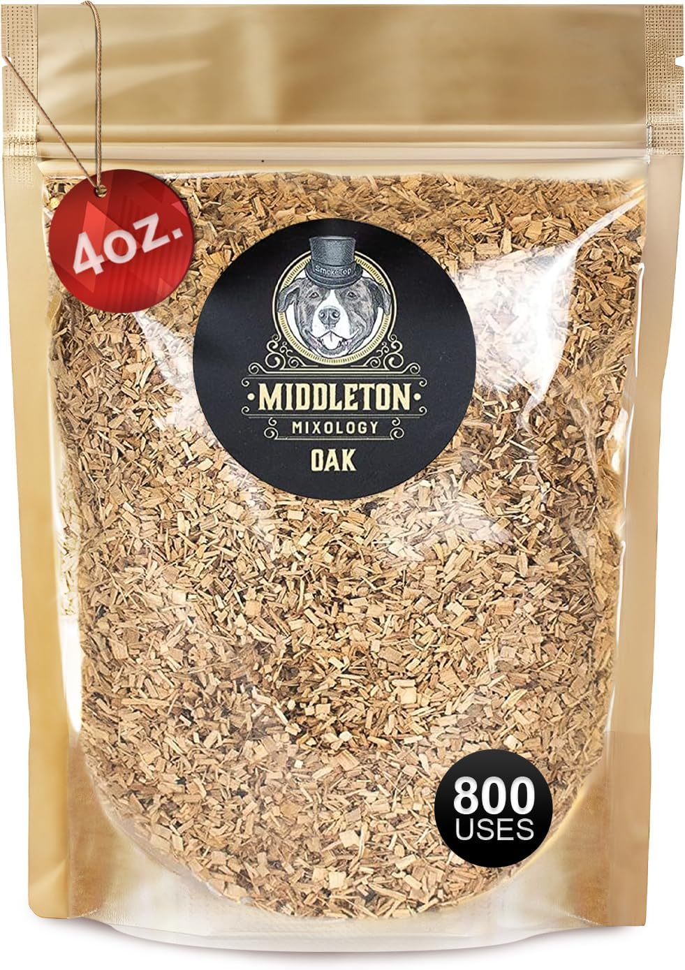 Smoketop 4Oz Bag - Oak Cocktail Smoker Chips for Old Fashioned Cocktails, Whiskey, & Bourbon - by Middleton Mixology Made in the USA (800 Uses) image number 6