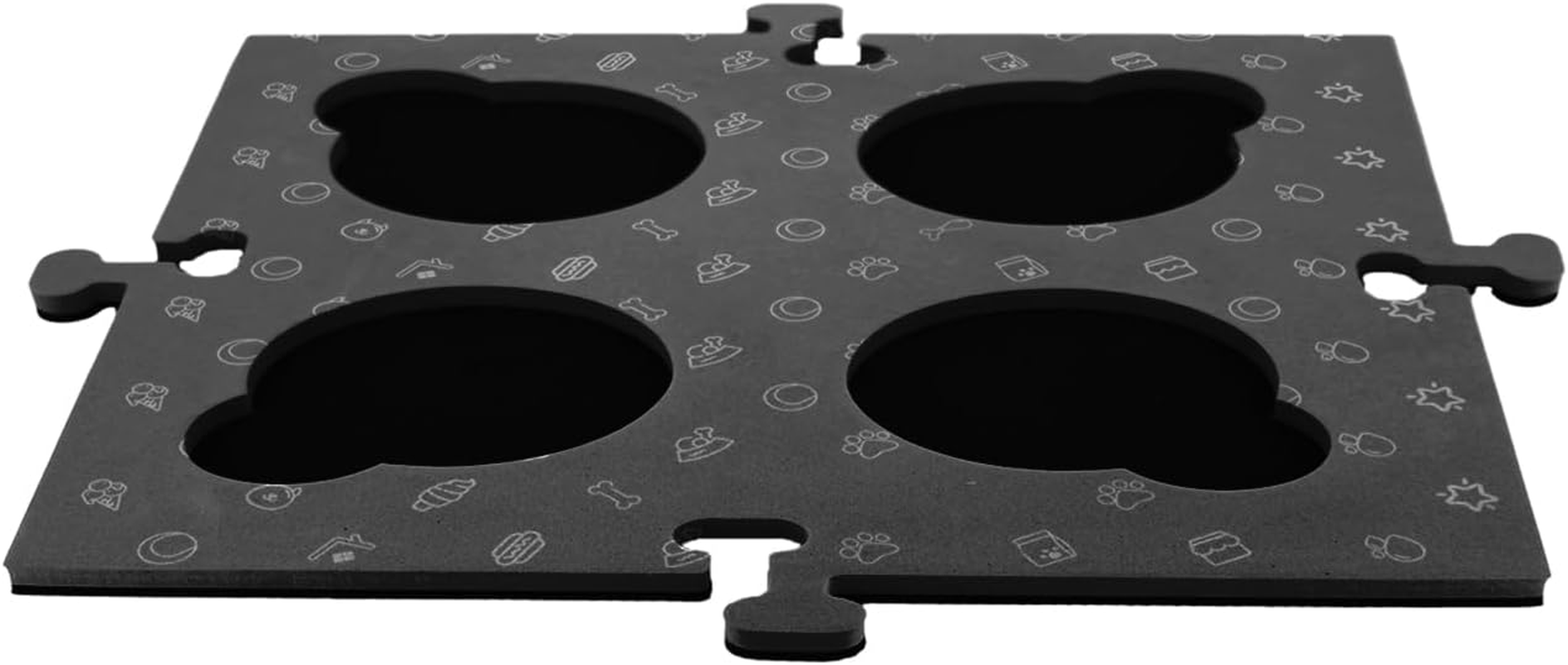 LASER Tech4Pets Black Talking Button Mat 2-Pack: Organize & Protect Your Buttons for Effective Pet Communication image number 6