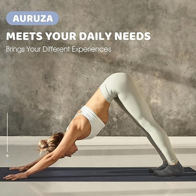 ZANZER Grip Socks for Men Women Pilates Grip Socks Non Slip Yoga Sock with Grips for Sport,Hospital,Ballet,Barre,Dance,Barefoot,Workout Grippy Sock