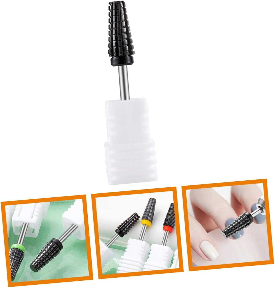 ELAYARD Nail Art Drill Bit for Women Manicure Bits for Nails Precision Shape for Polishing Trimming Salon image number 4