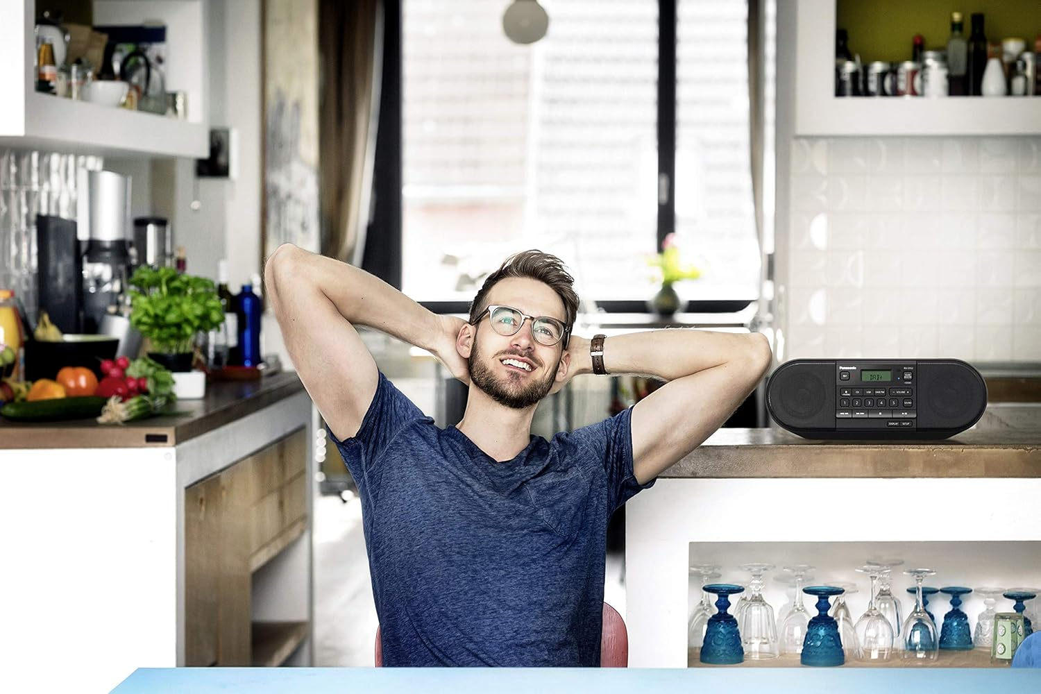 Panasonic RX-D552 Powerful Portable DAB+ Radio with CD, Bluetooth&reg; and USB (RX-D552GN-K) image number 6