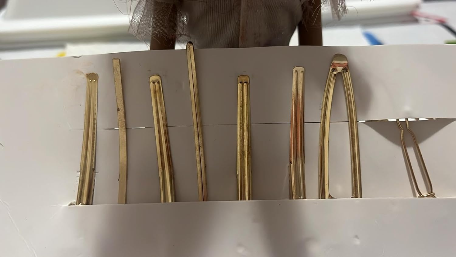 NTY Collections Korean Style Pearl Hair Accessories Set, 8 Pieces Decorative Barrettes with Flowers, Rhinestones, Gold Accents for Women image number 6