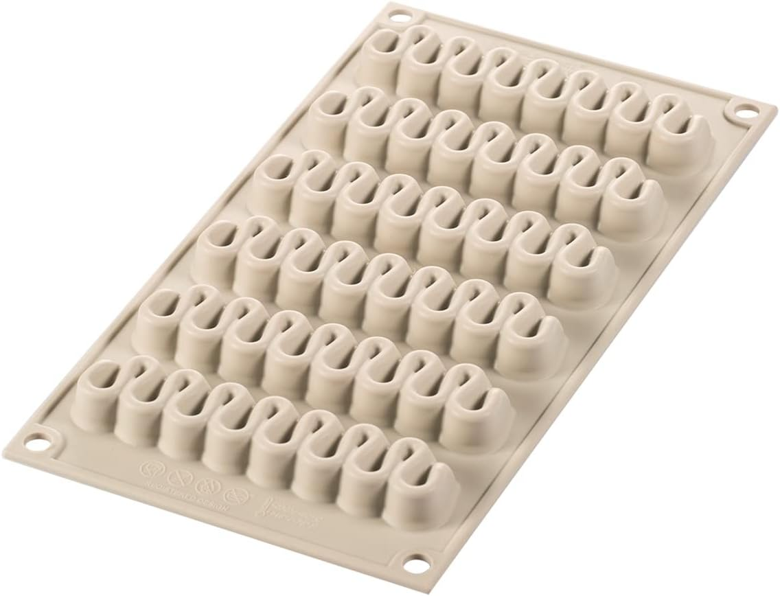 Silikomart 25.275.13.0065 Kit Pop &Eacute;clair Silicone Mould, Grey