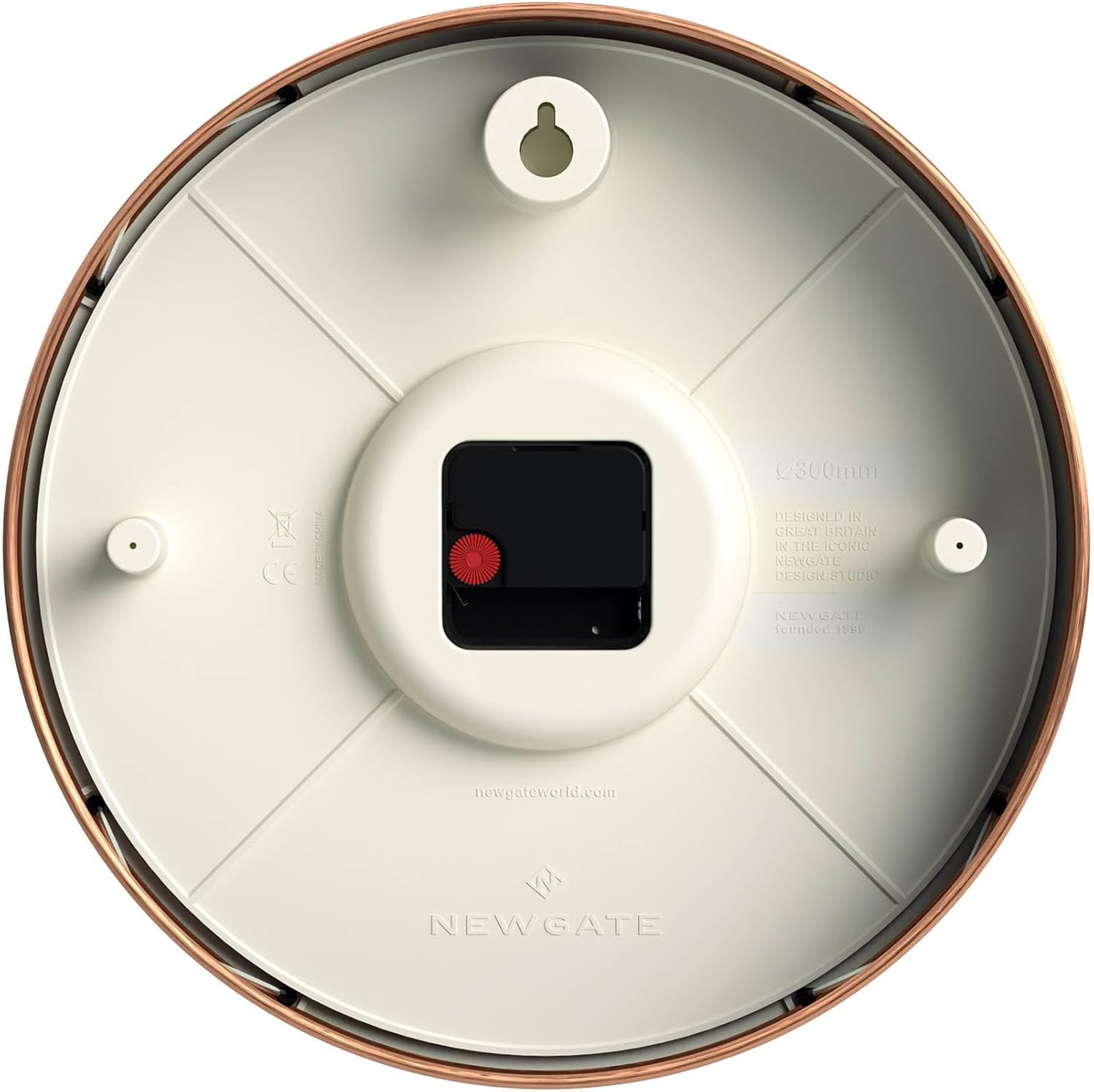 Newgate Master Edwards Wall Clock, Copper