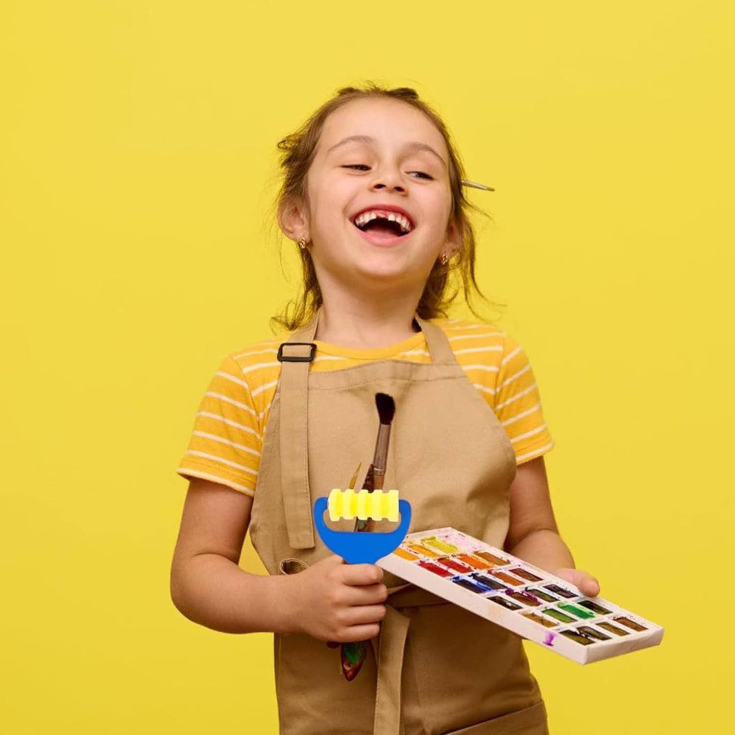 4PCS Sponge Brushes, Graffiti,Klhcduo DIY Painting Brushes, Art Painting Tools