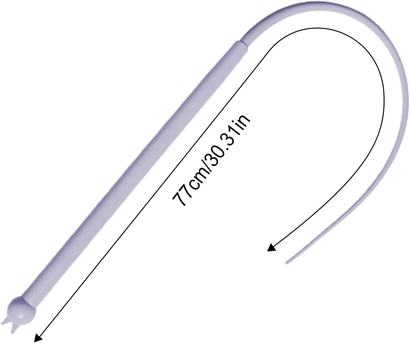 Interactive Cat Toys - Mouse Tail Silicone Teaser Wand,Soft Teaser Wand for Entertainment, Playing, Jumping, Portable Pet Toys for Relaxing image number 2