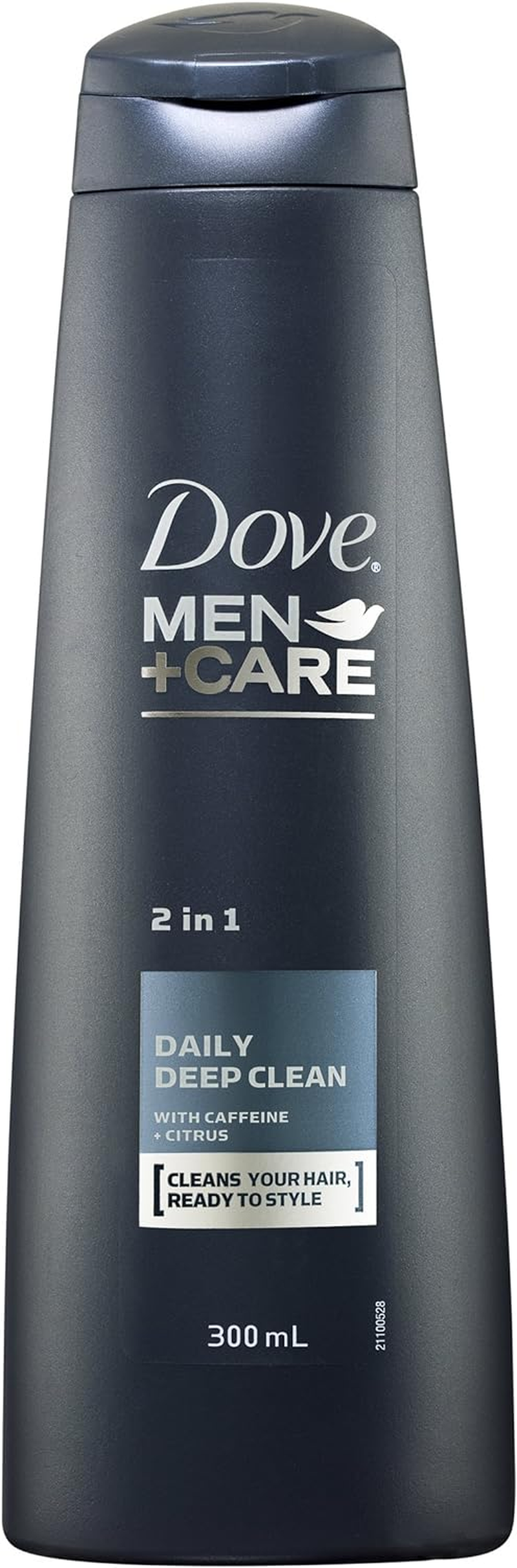 Dove Men'S Hair Shampoo, Daily Deep Clean 2 in 1, 300Ml image number 4