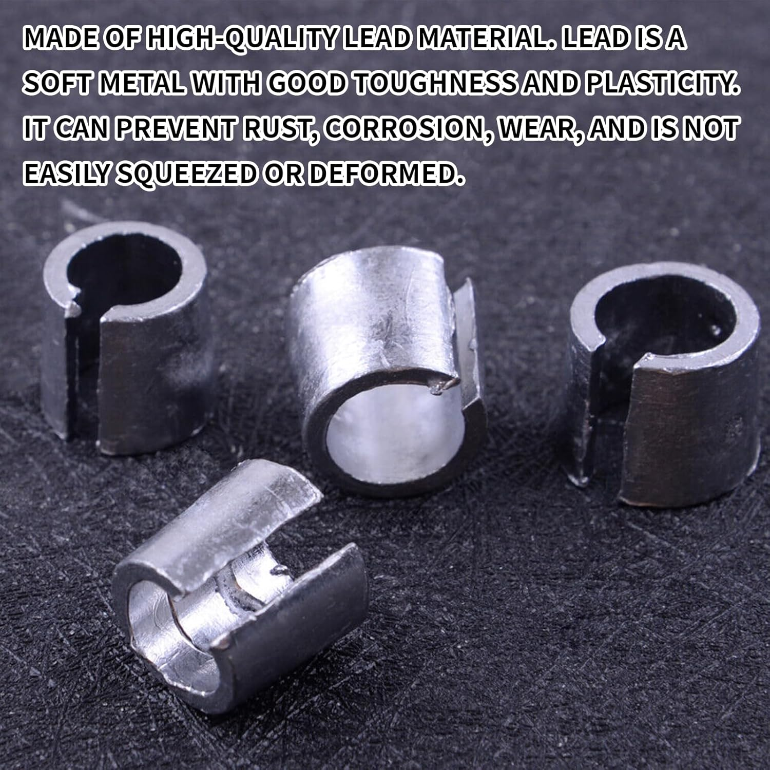 2 Pairs Battery Terminal Shims Battery Post Shims, Car Battery Terminal Converter Post Adaptor for Anode Cathode Sleeves Battery Negative & Positive Post Shim Lead for Most Car image number 1