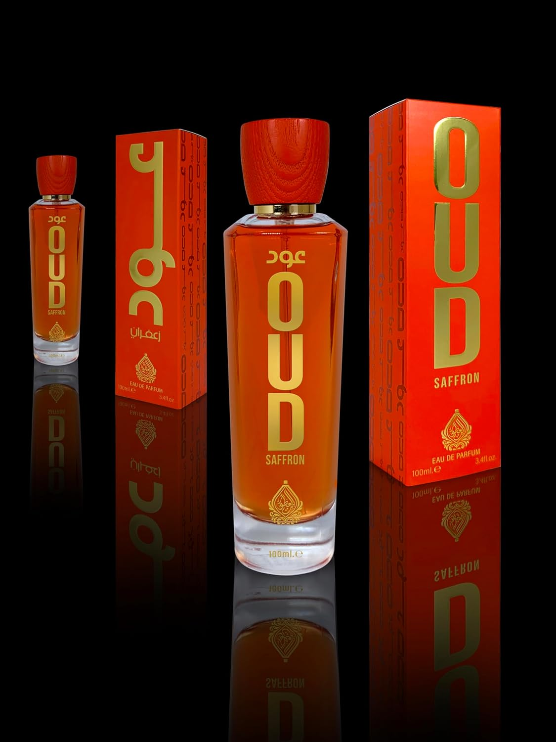 House of Perfumes Men'S Oud Saffron Eau De Parfum Spray, 100 Ml